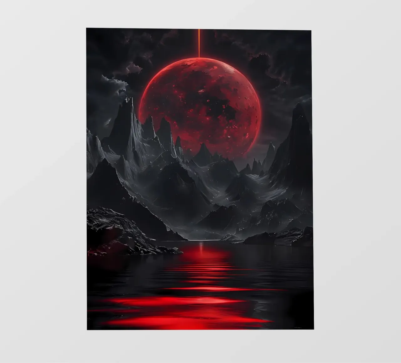 Crimson Eclipse pellicola backlit da Artistic-shop