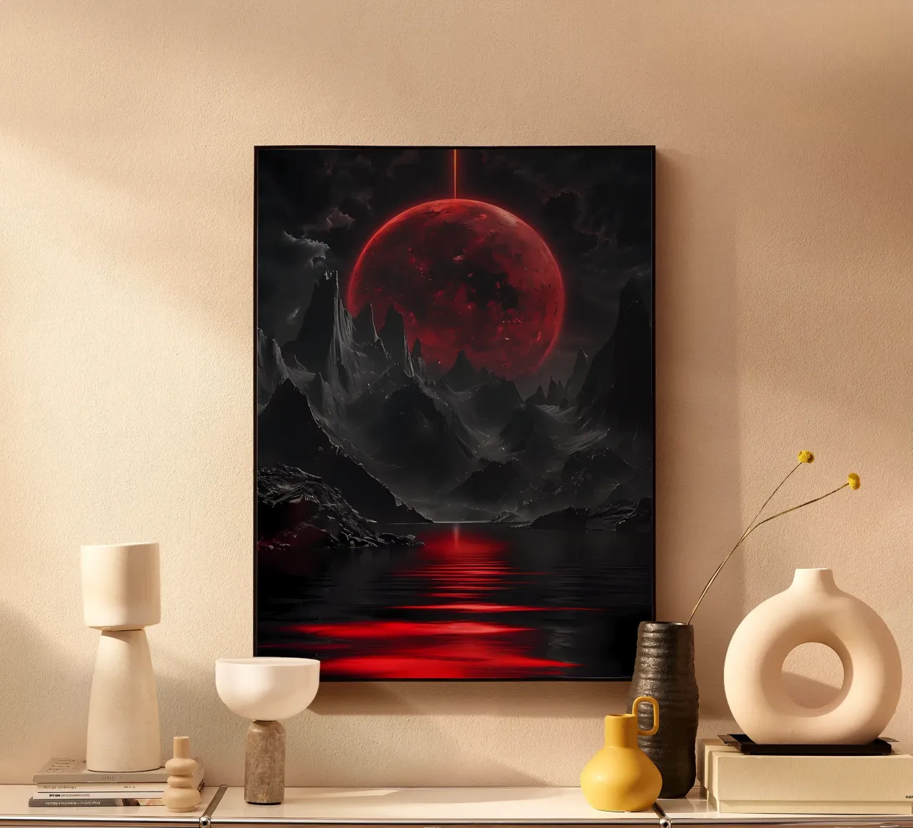 Crimson Eclipse plexiglass da Artistic-shop