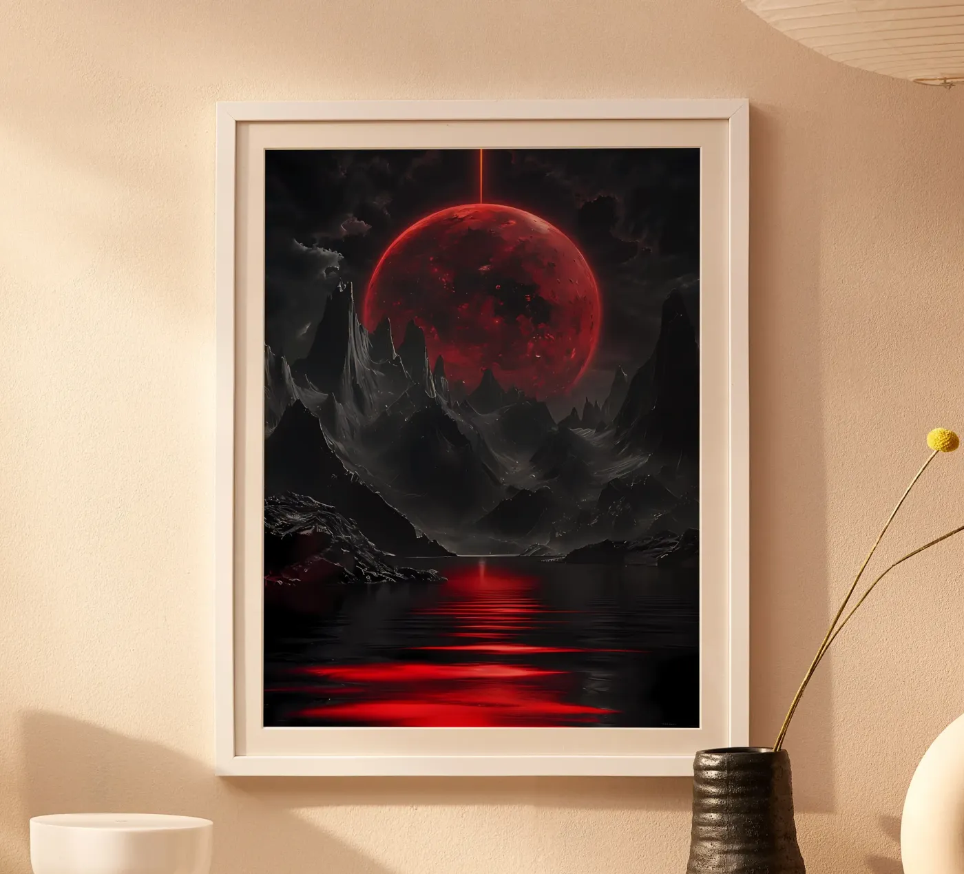 Crimson Eclipse poster by Artistic-shop