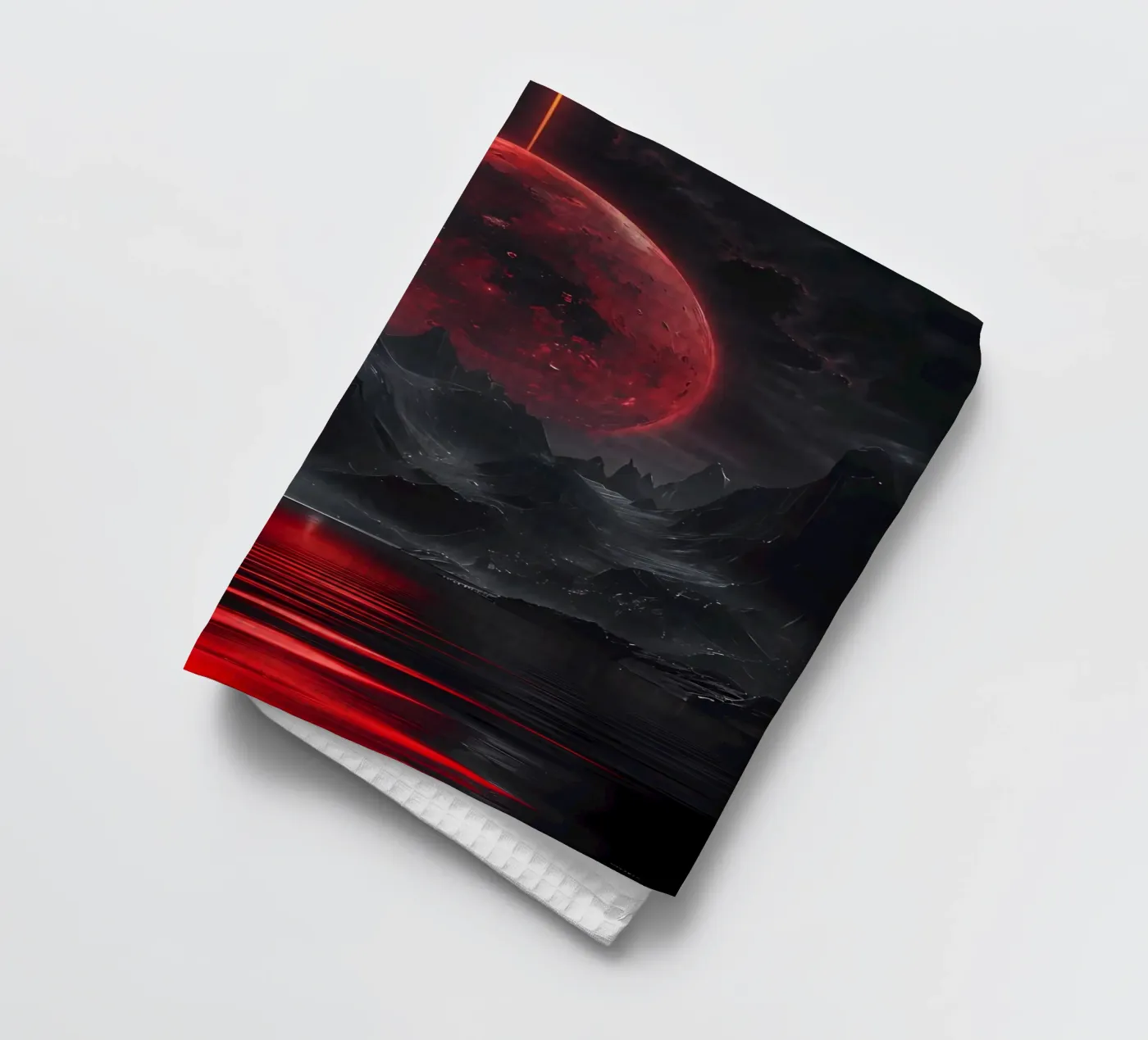 Crimson Eclipse Geschirrtuch von Artistic-shop