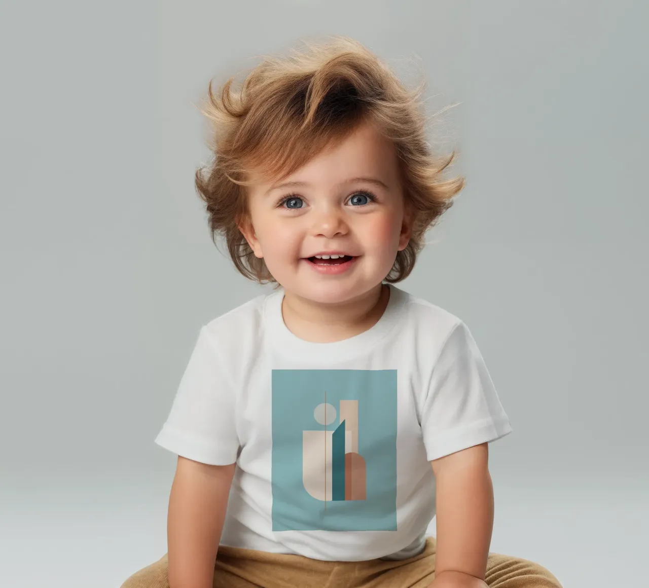 Forme geometriche minime 20 maglietta neonato da Gaite