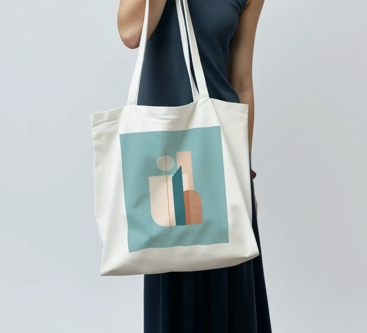 Forme geometriche minime 20 borsa in juta da Gaite