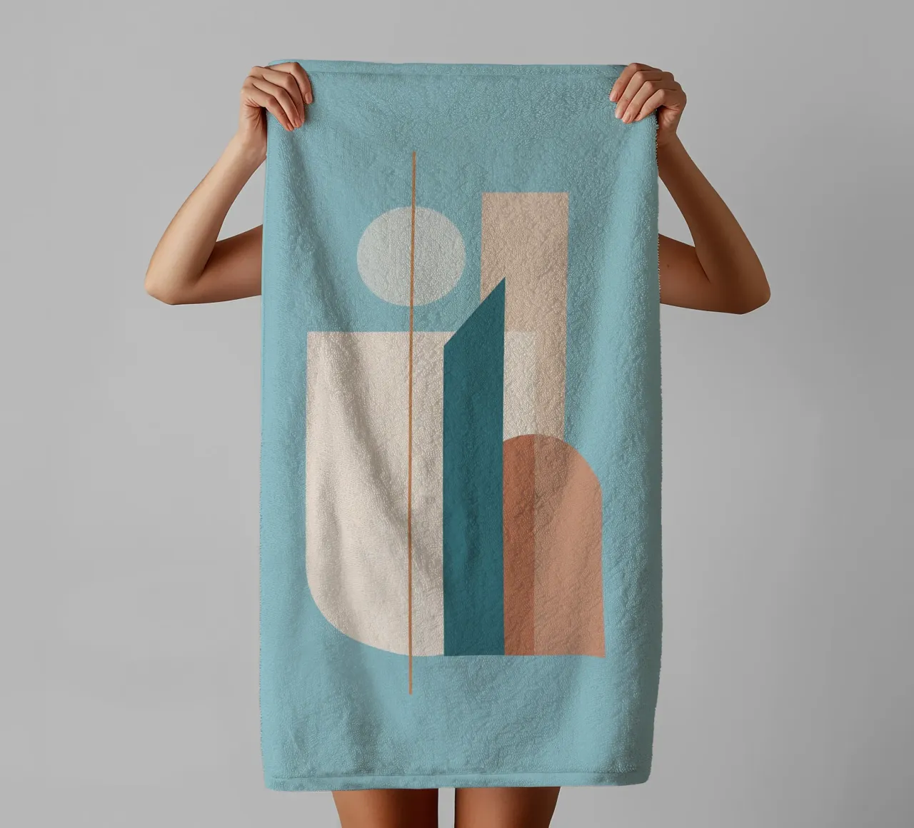 Forme geometriche minime 20 asciugamano da bagno da Gaite