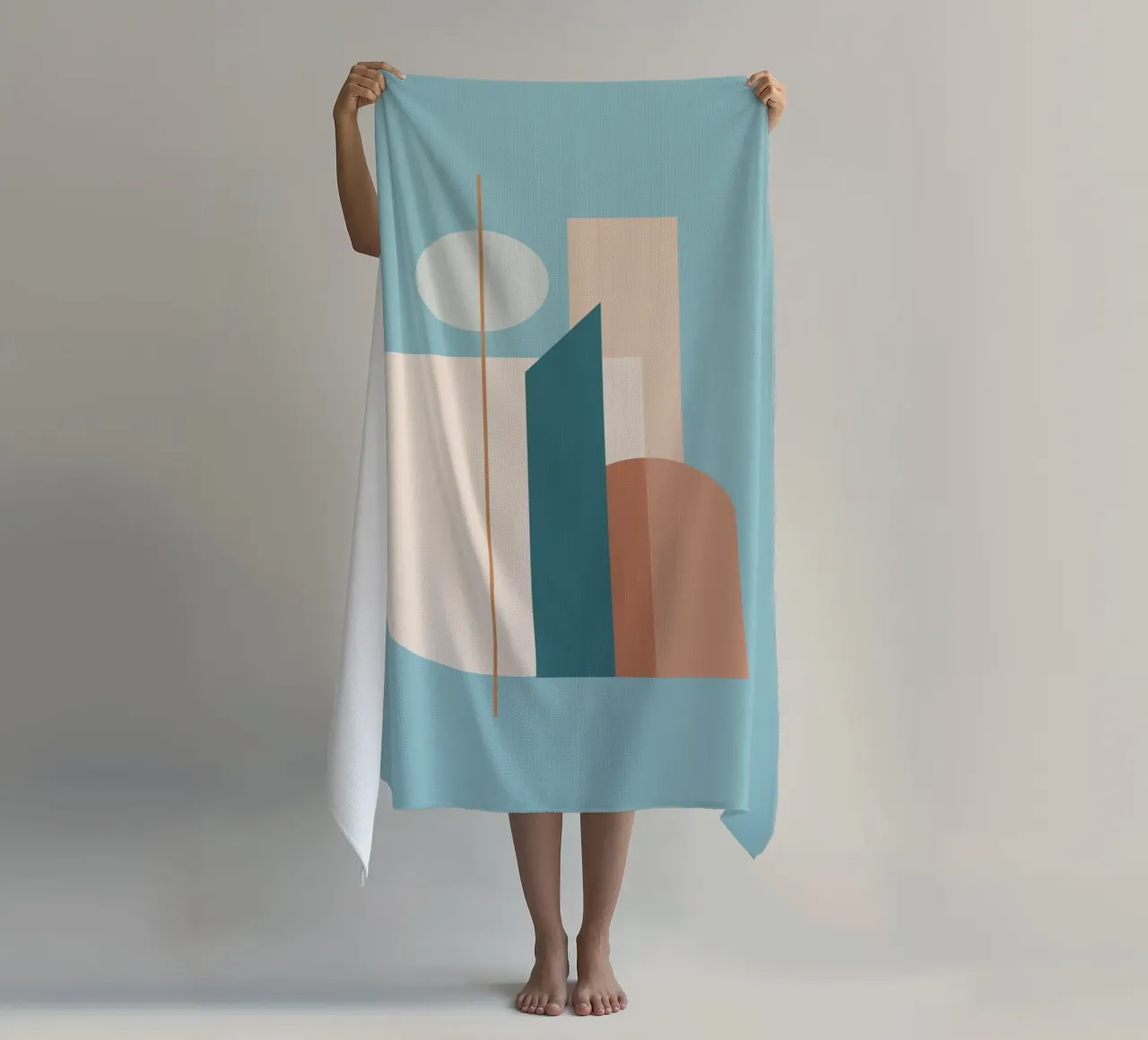 Forme geometriche minime 20 telo mare da Gaite