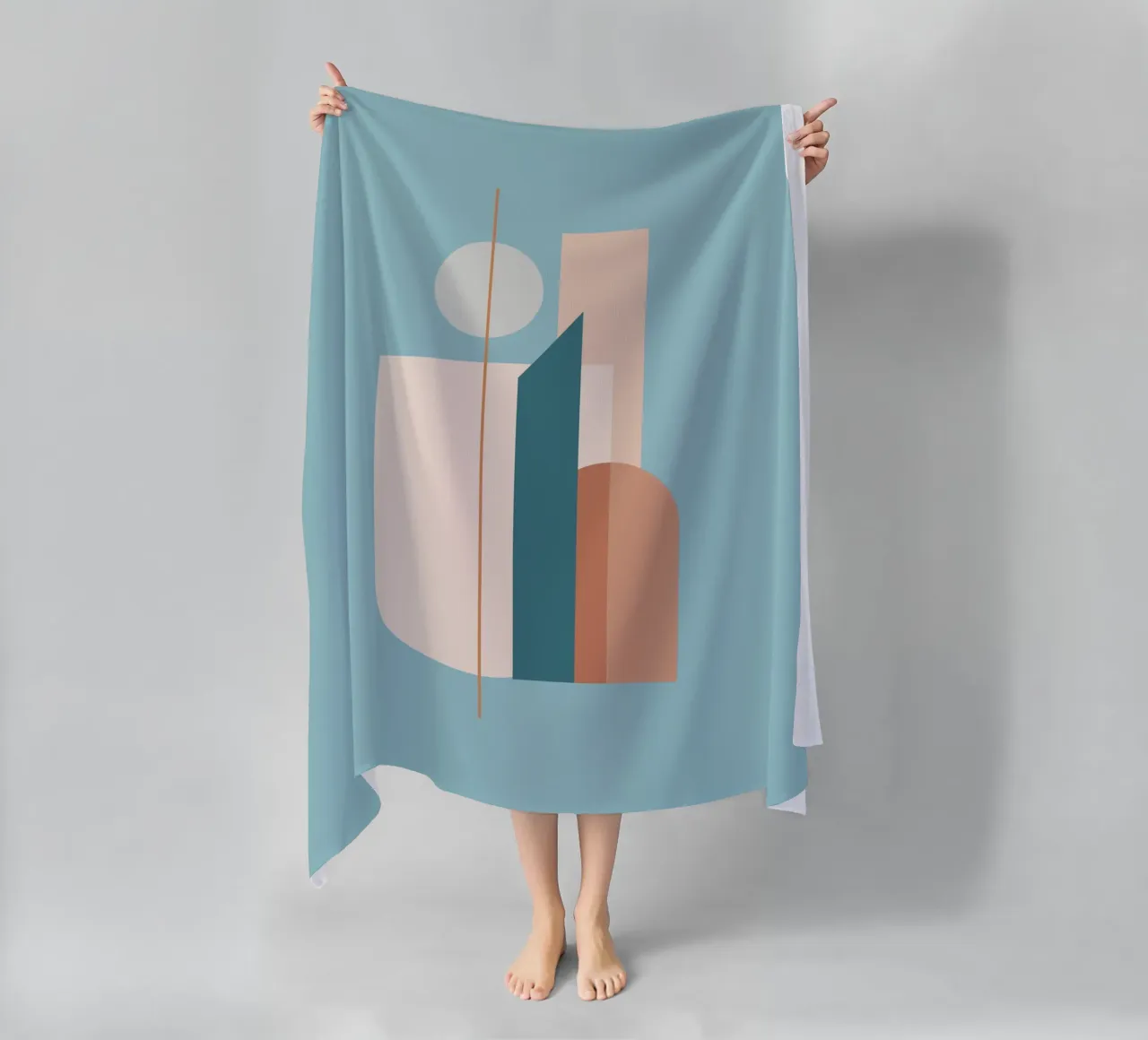 Forme geometriche minime 20 telo mare da Gaite