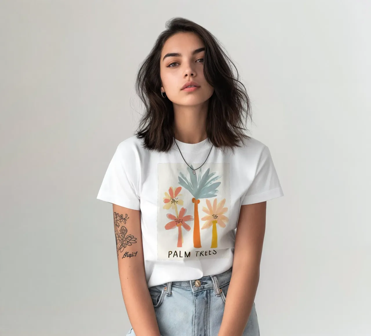 Palm Trees No 2 t-shirt da treechild