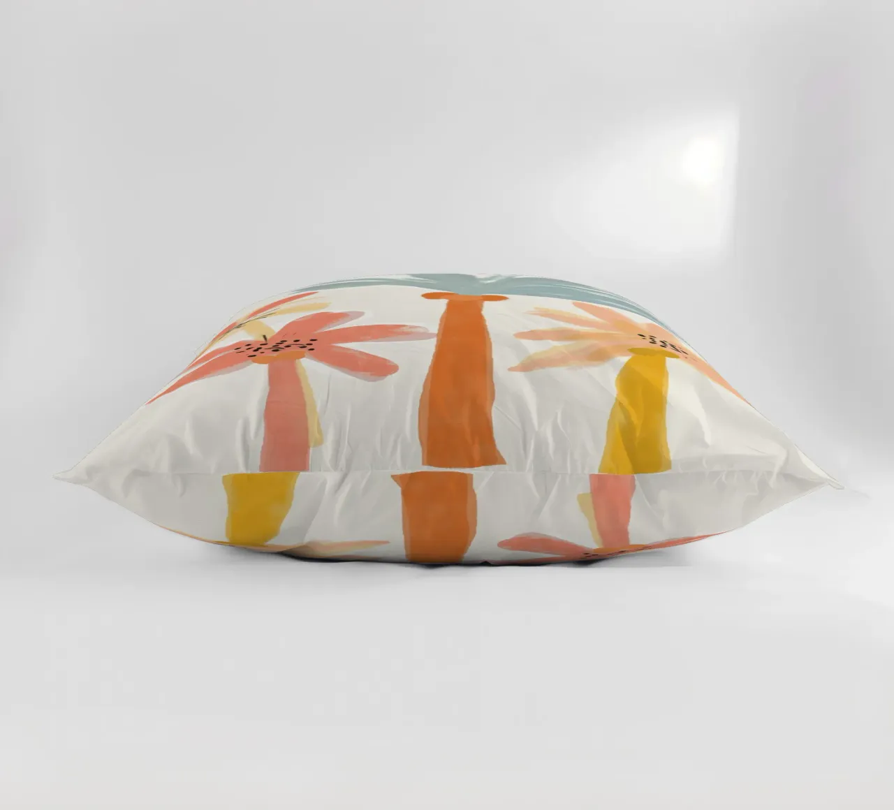 Palm Trees No 2 cuscino da treechild