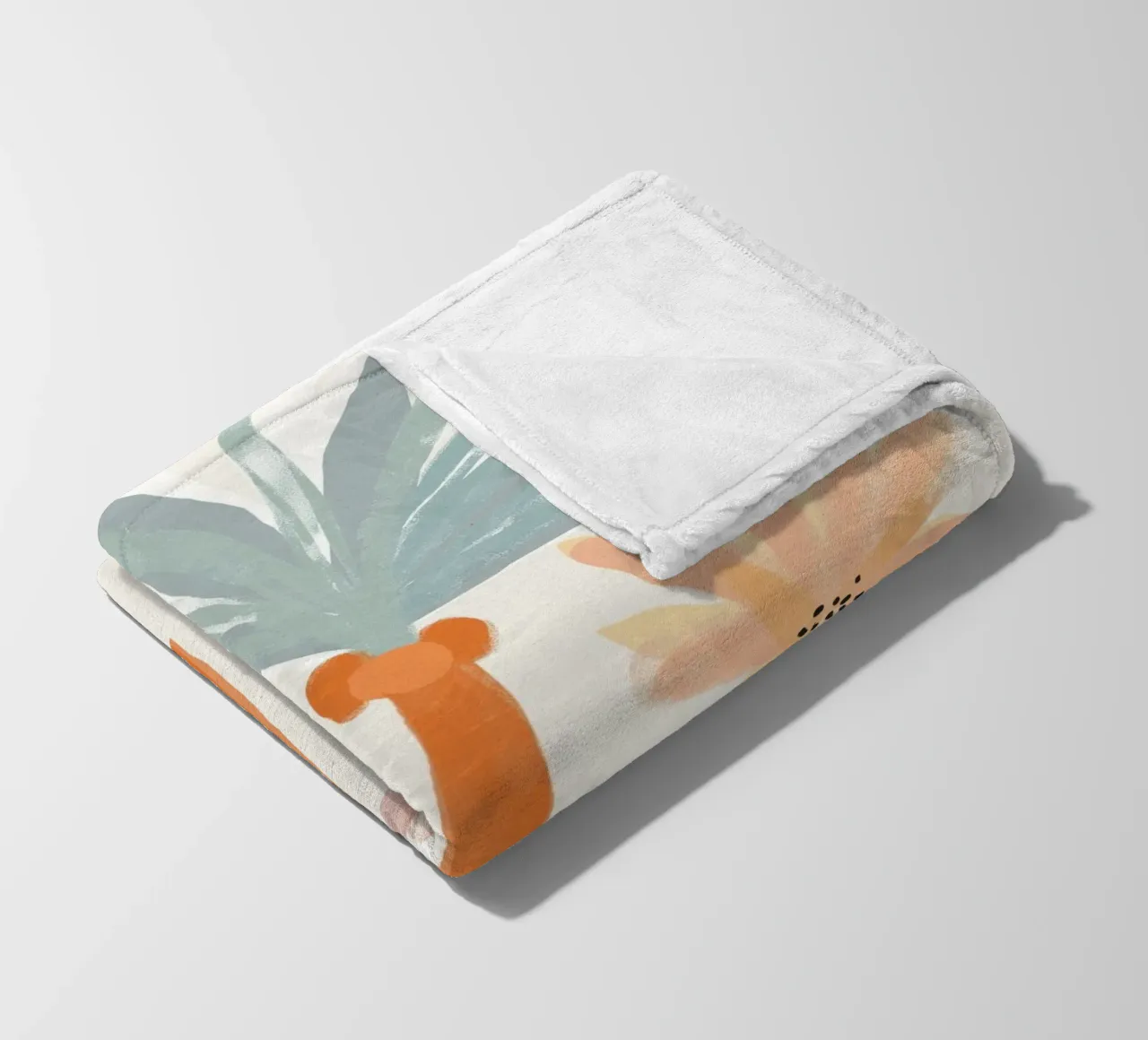 Palm Trees No 2 coperta in pile da treechild