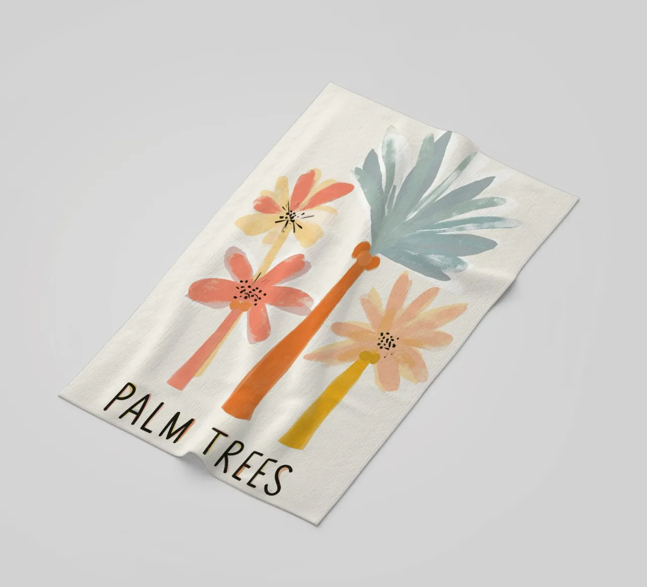 Palm Trees No 2 telo mare da treechild