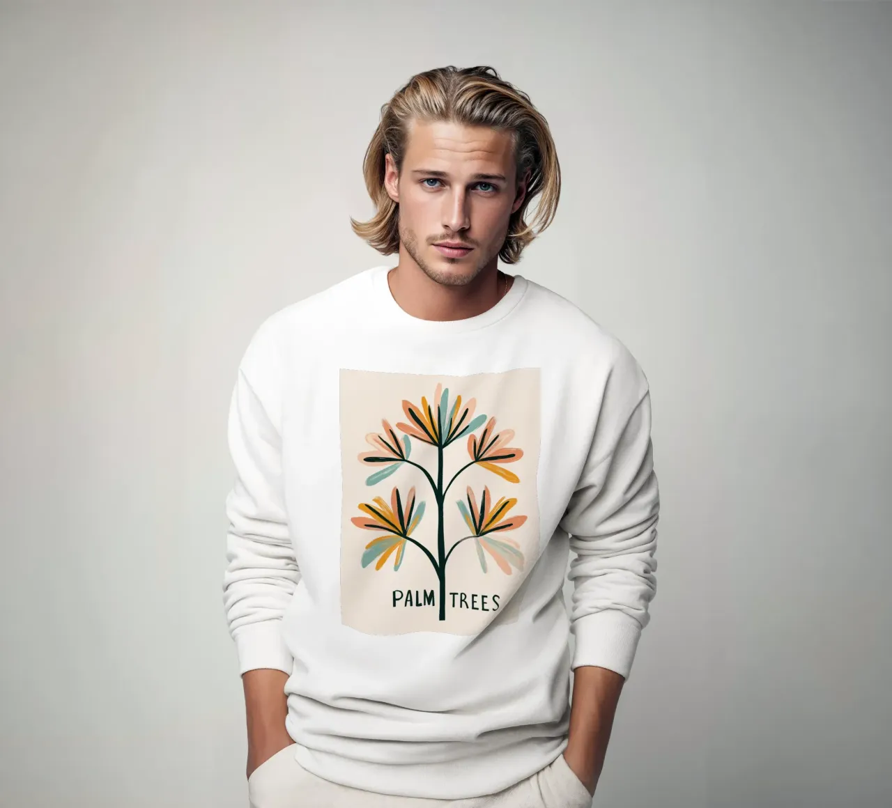 Palm Trees No 3 felpa da treechild
