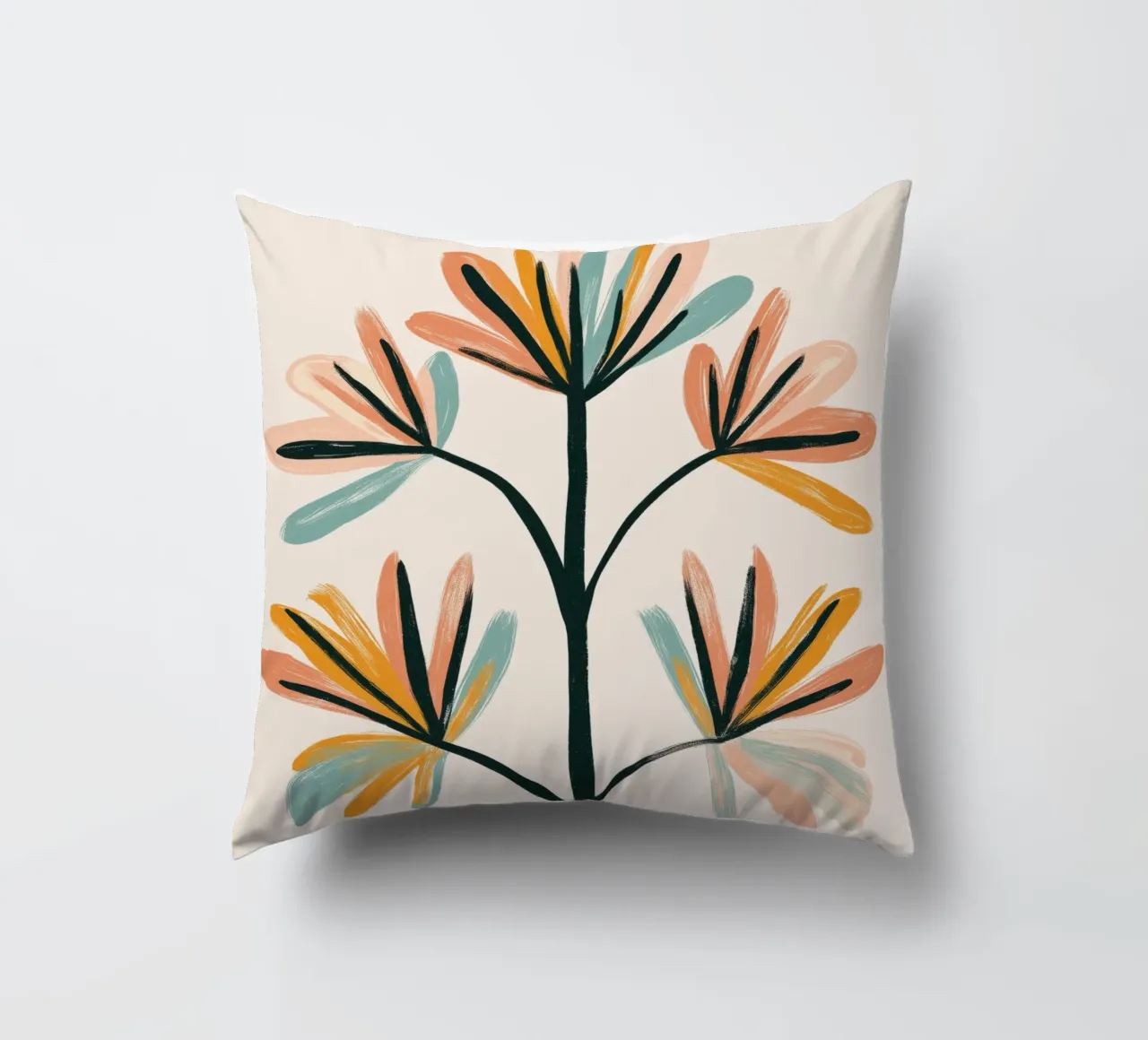 Palm Trees No 3 cuscino da treechild