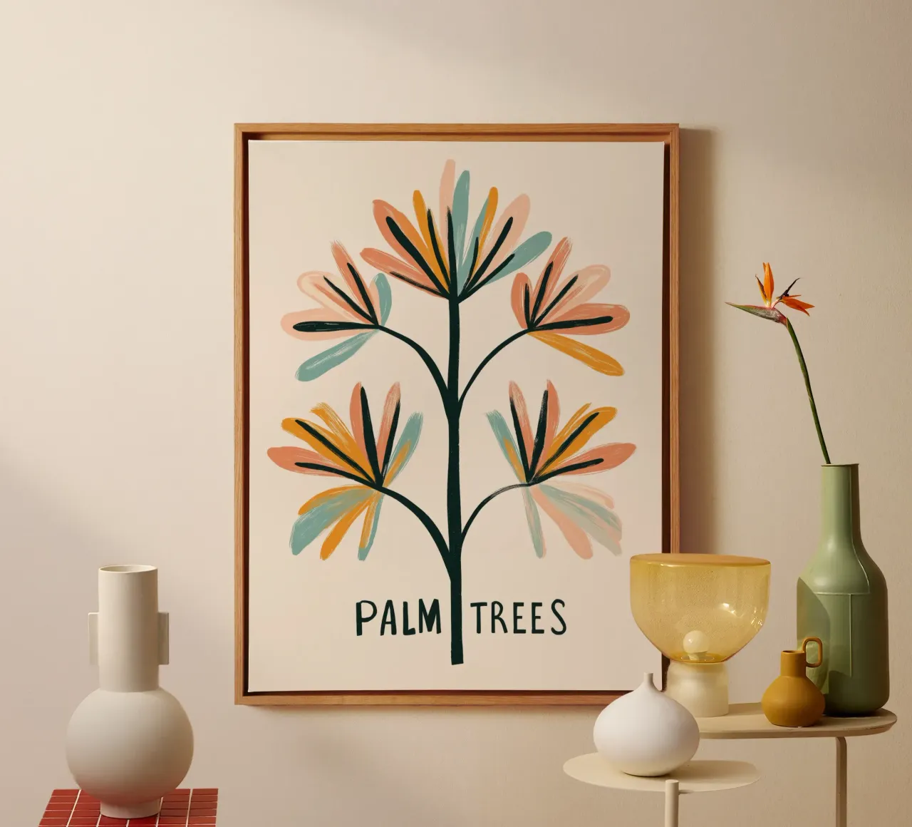 Palm Trees No 3 tela da treechild