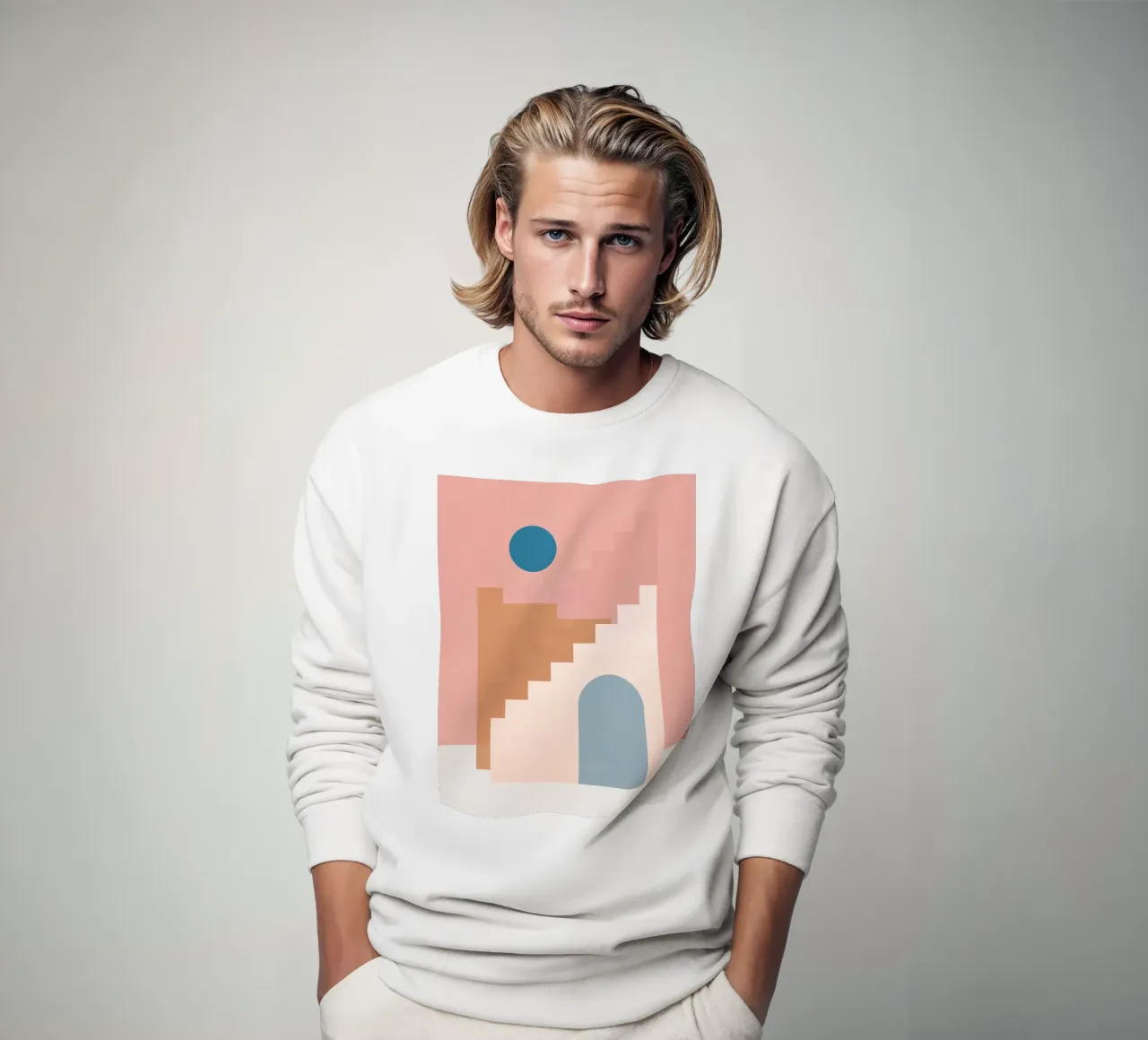 Astratto minimale 17 felpa da Gaite