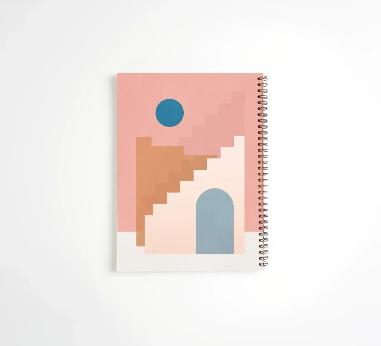 Minimal Abstract 17 spiral notebook by Gaite