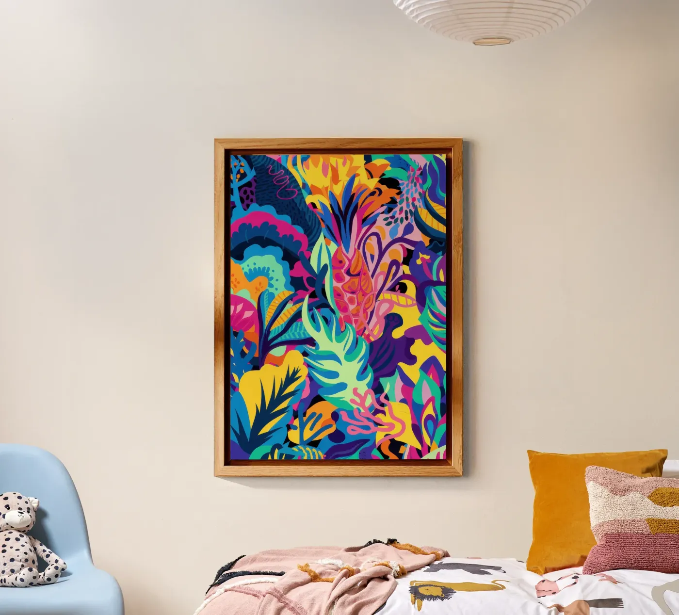 Psychedelic Jungle Pattern forex plate by Bring Hues