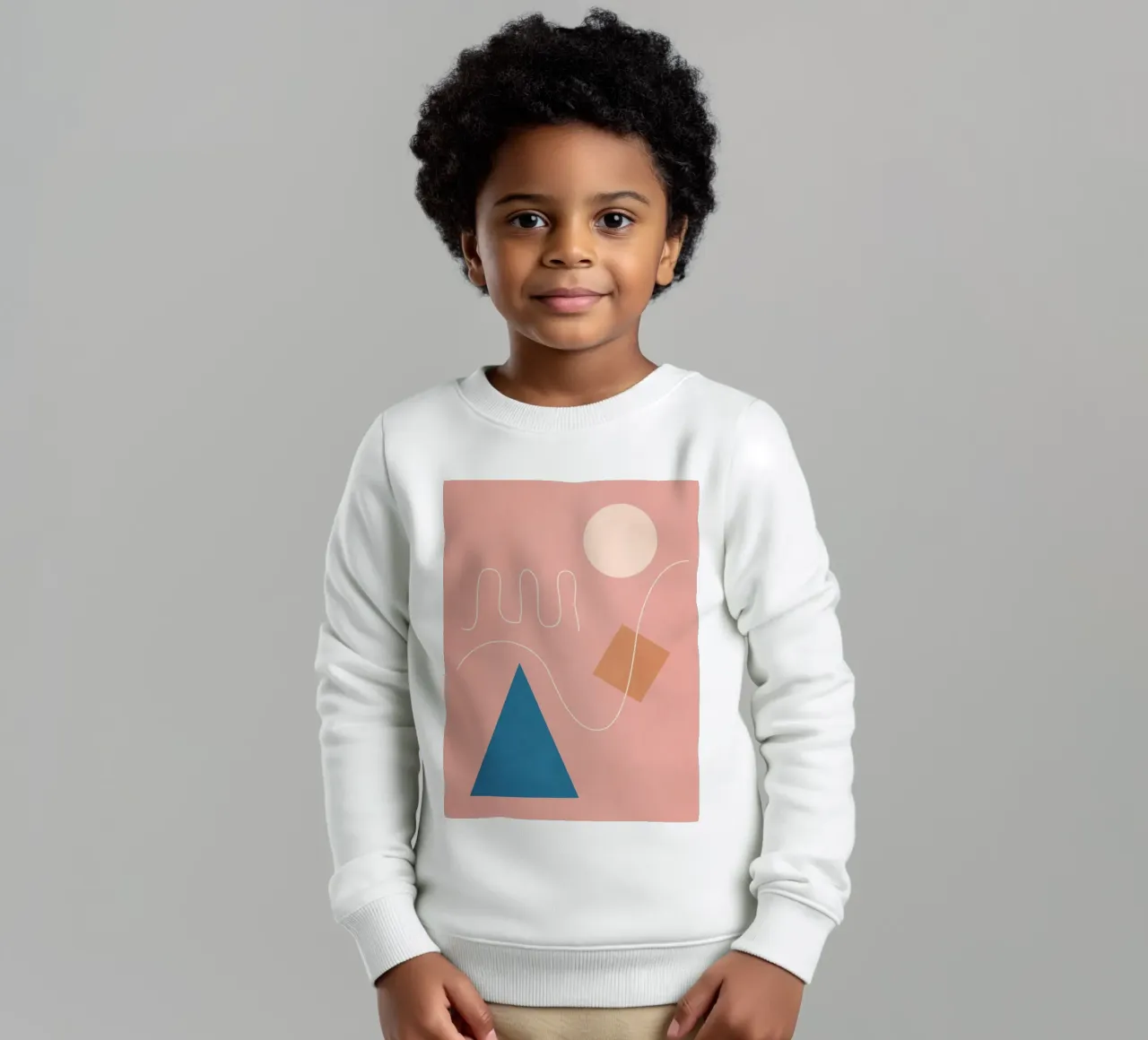 Forme geometriche minime 19 felpa bambino da Gaite