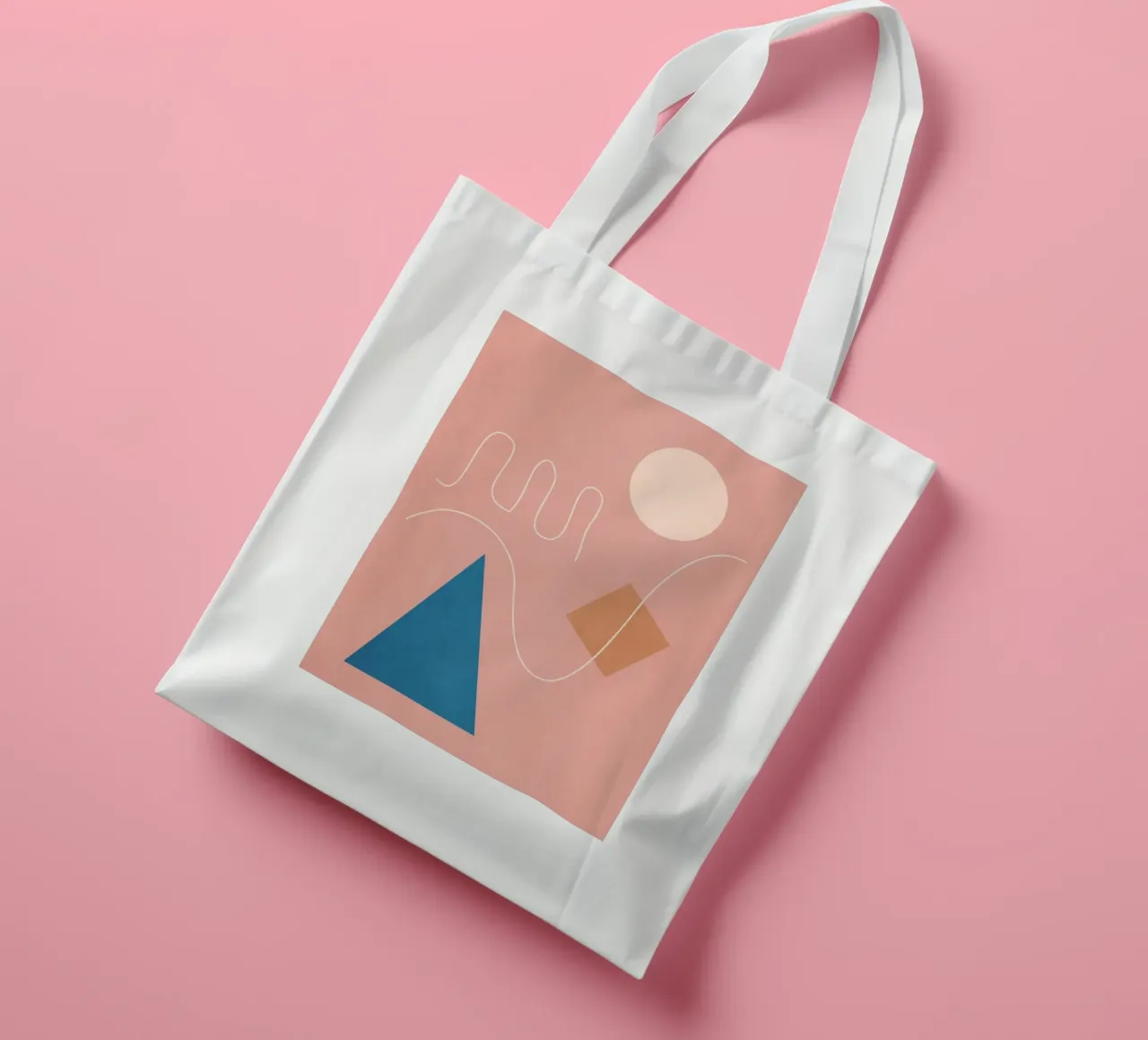 Forme geometriche minime 19 borsa in juta da Gaite