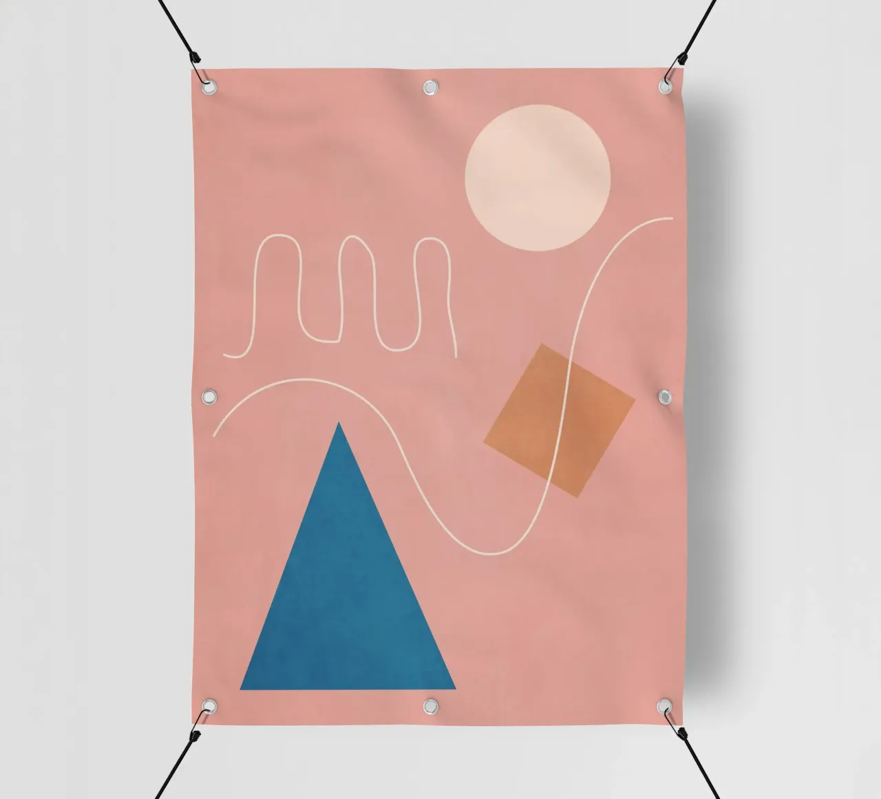 Forme geometriche minime 19 telo in pvc da Gaite