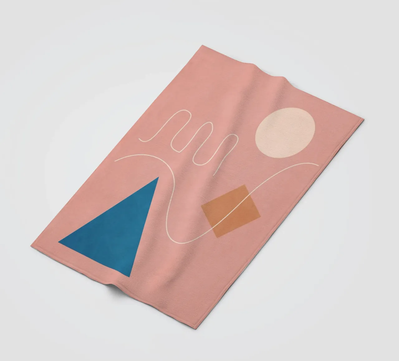 Forme geometriche minime 19 coperta in pile da Gaite