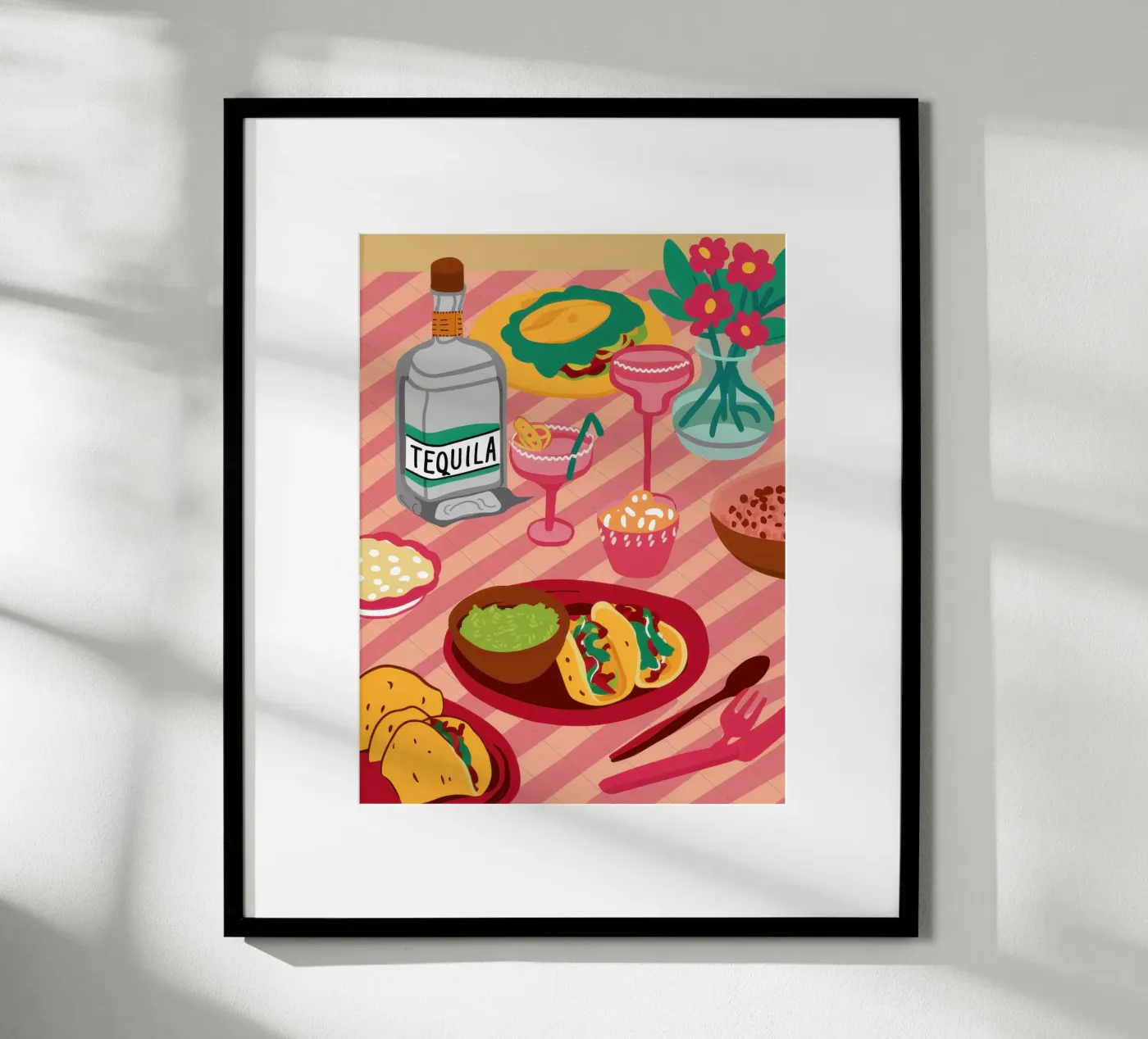 Tequila e tacos poster da Bring Hues