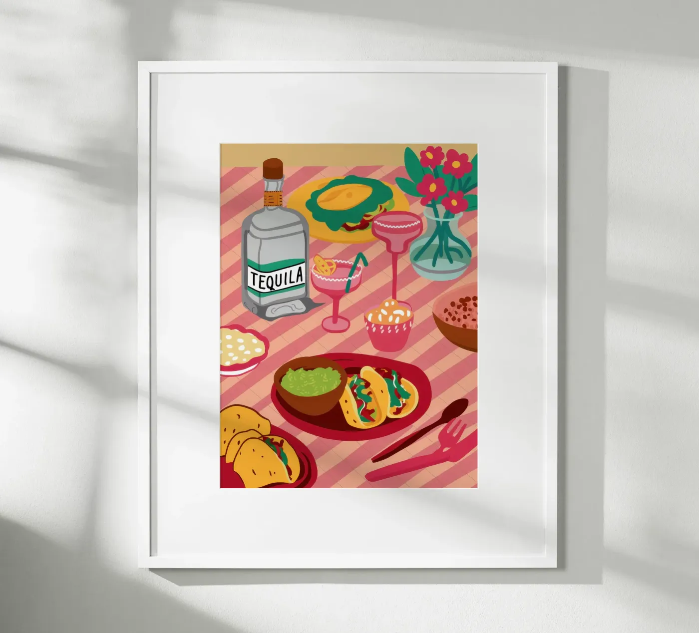 Tequila e tacos poster da Bring Hues
