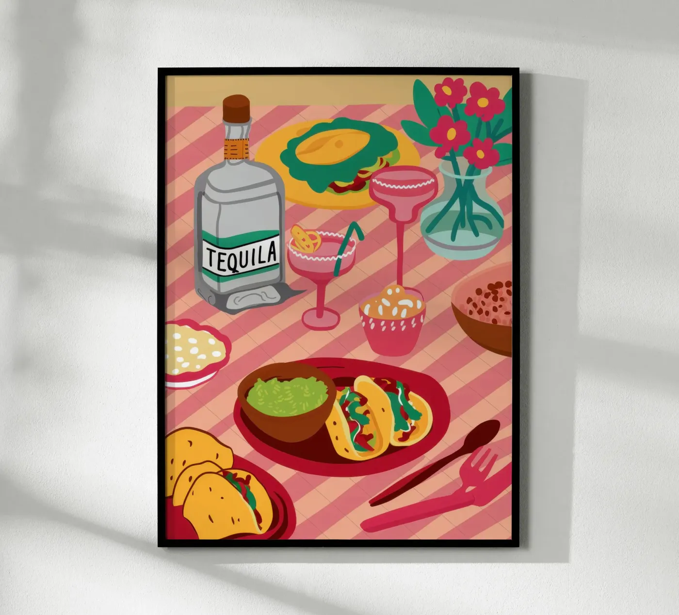 Tequila e tacos poster da Bring Hues