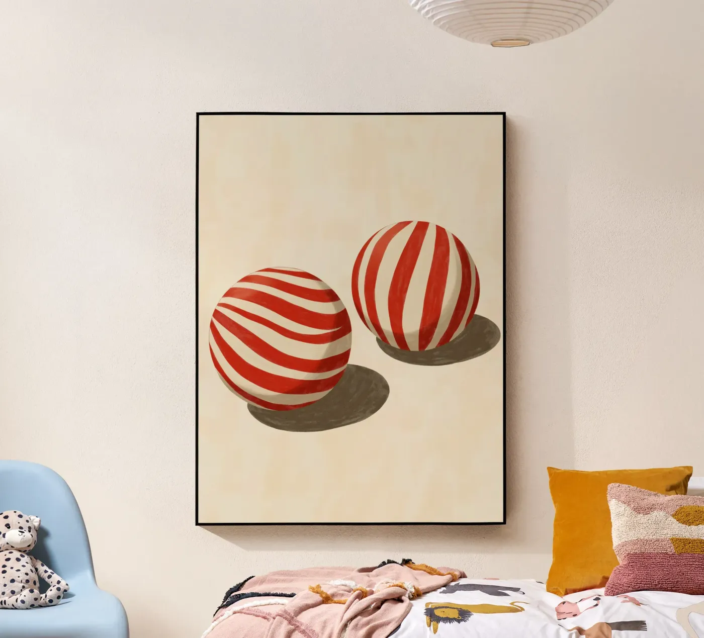 Striped Balls acryl van treechild