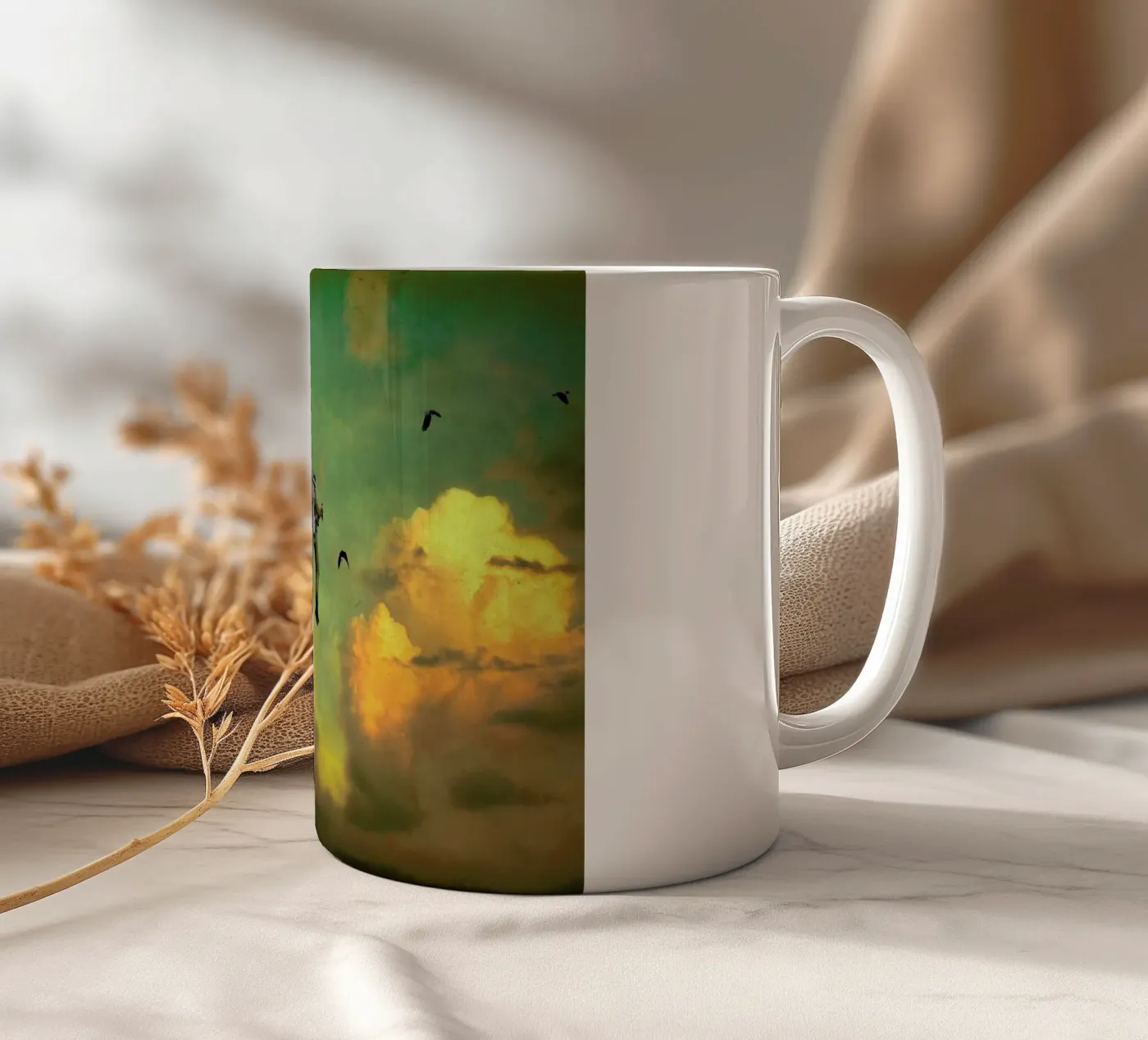 Icarus ceramic mug by Jason Brueck