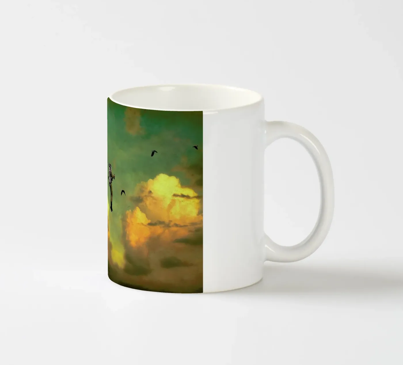 Icarus ceramic mug by Jason Brueck
