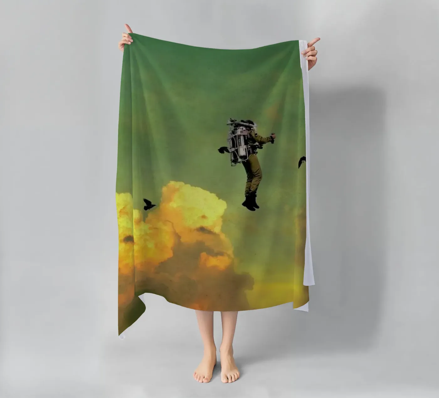 Icarus strandhanddoek van Jason Brueck