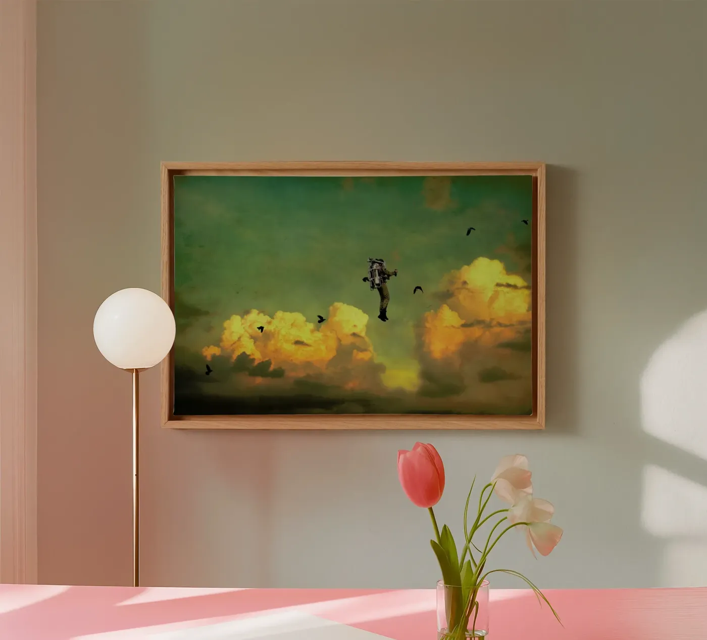 Icarus canvas van Jason Brueck