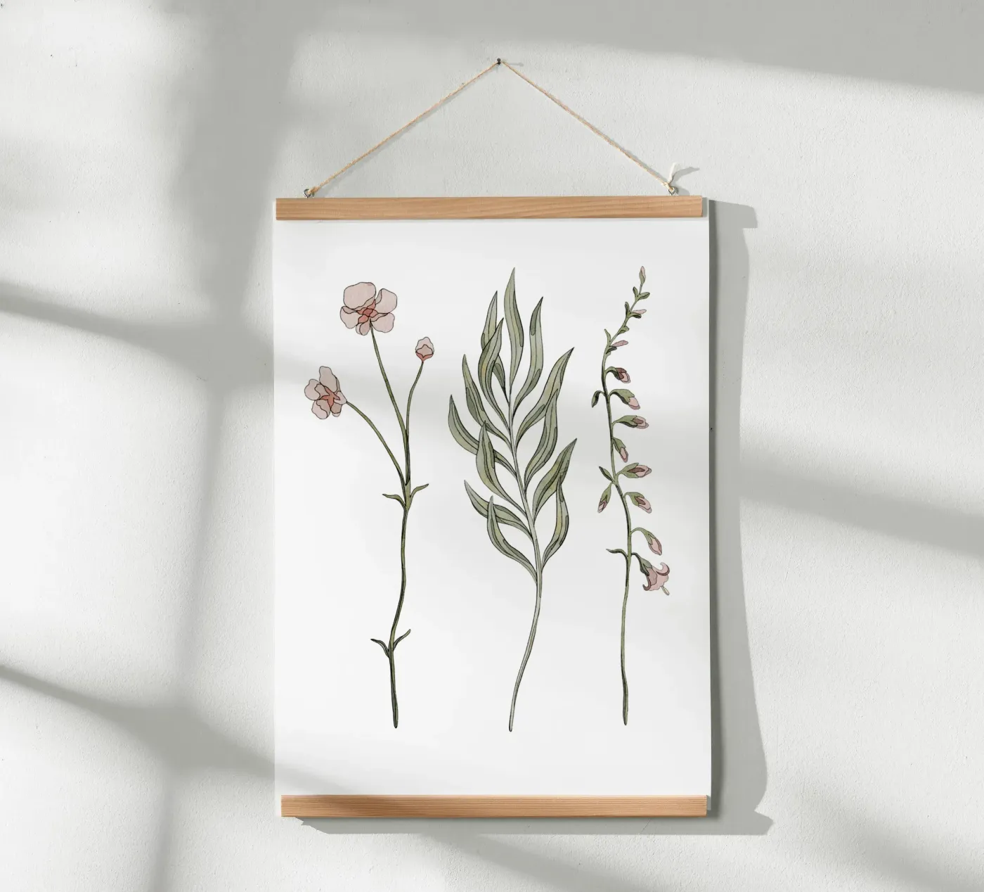 Floral poster da zeitfuerkrimsundkrams