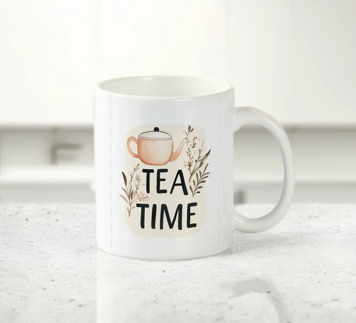 Tea Time ceramic mug by treechild