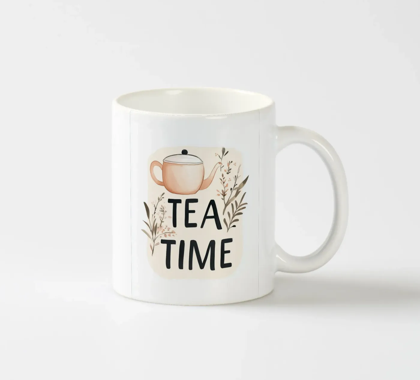 Tea Time ceramic mug by treechild