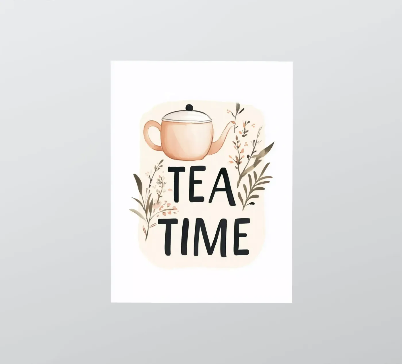Tea Time sticker van treechild