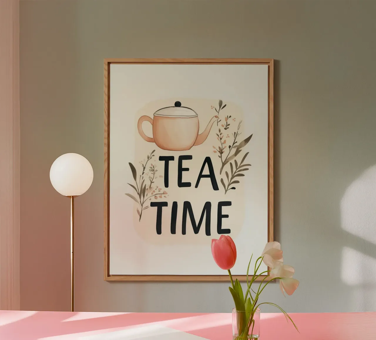 Tea Time alu-dibond by treechild