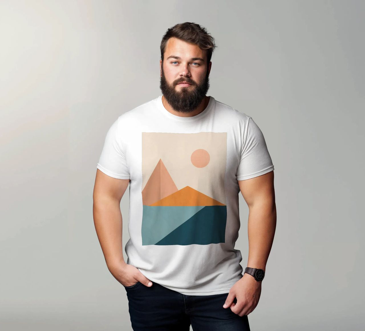 Minimal Abstract 16 t-shirt by Gaite