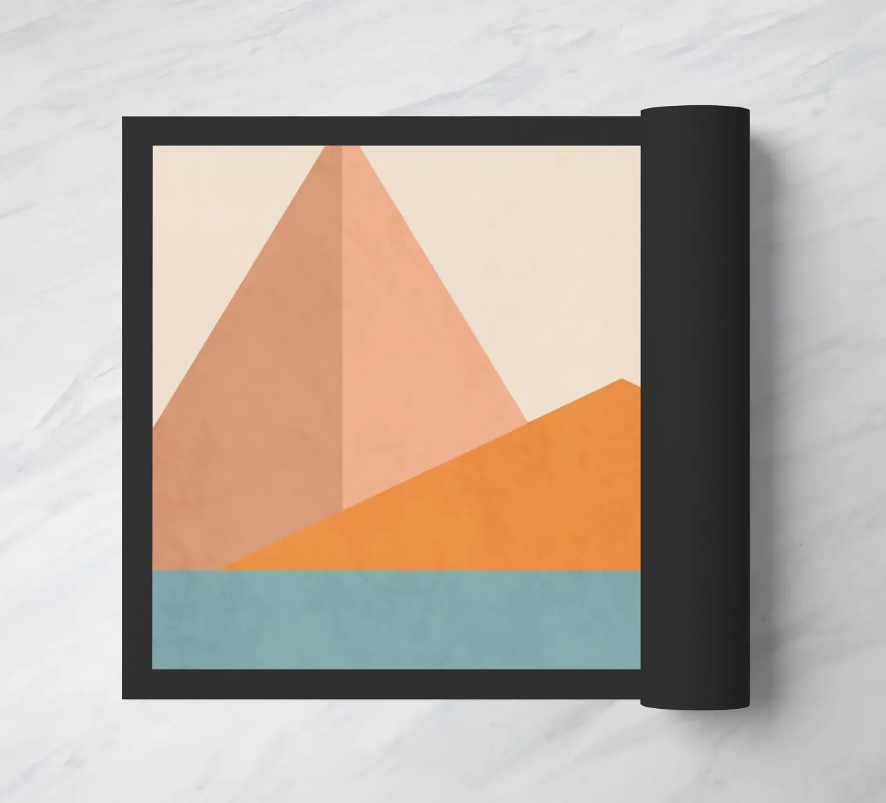 Minimal Abstract 16 doormat by Gaite