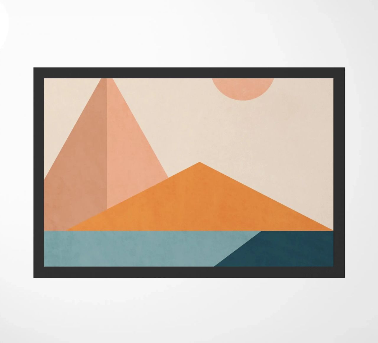 Minimal Abstract 16 doormat by Gaite