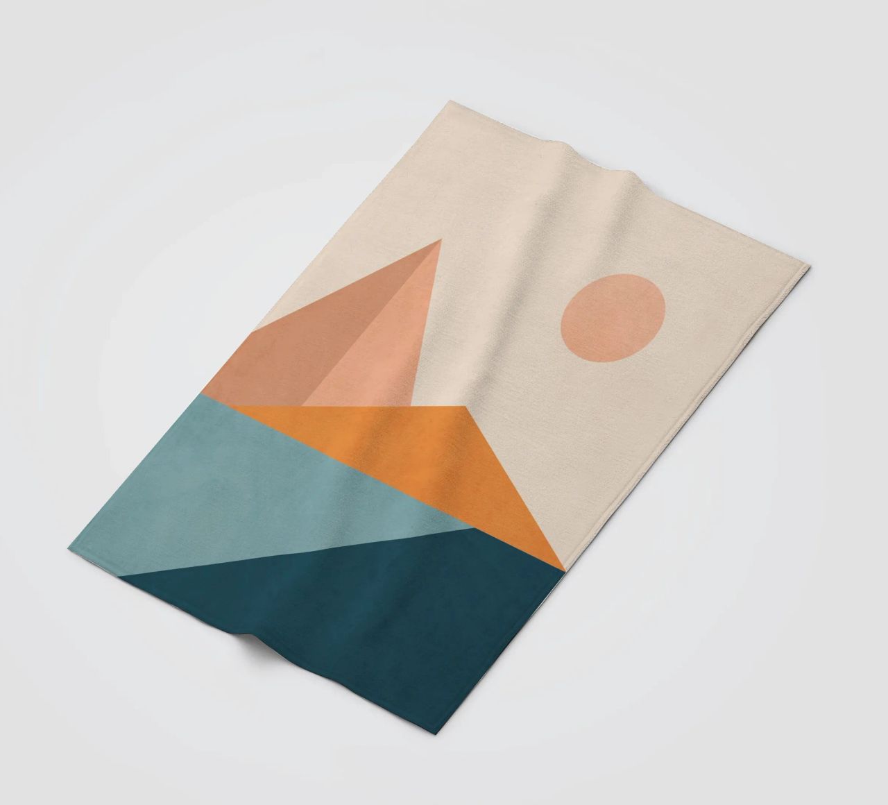 Minimal Abstract 16 fleece blanket by Gaite