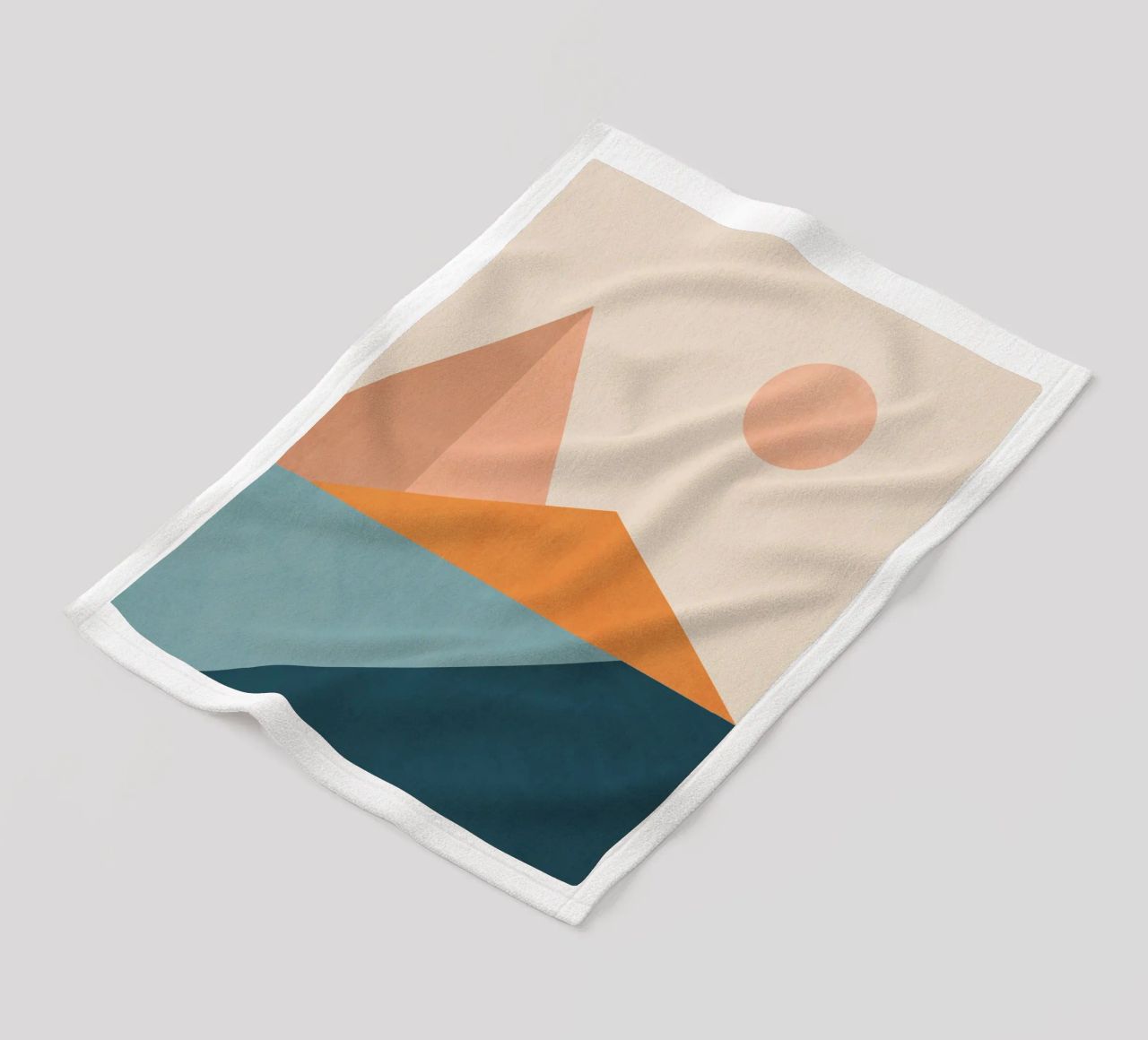 Minimal Abstract 16 fleece blanket by Gaite