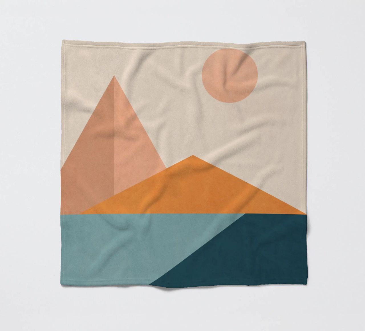 Minimal Abstract 16 fleece blanket by Gaite