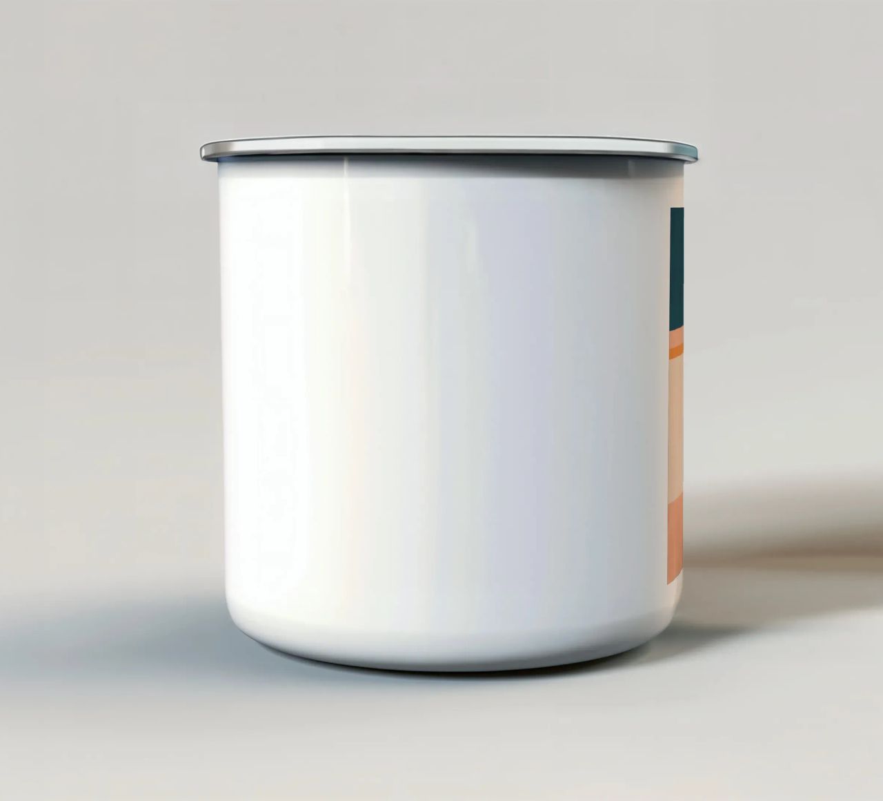 Astratto minimale 14 tazza in smalto da Gaite