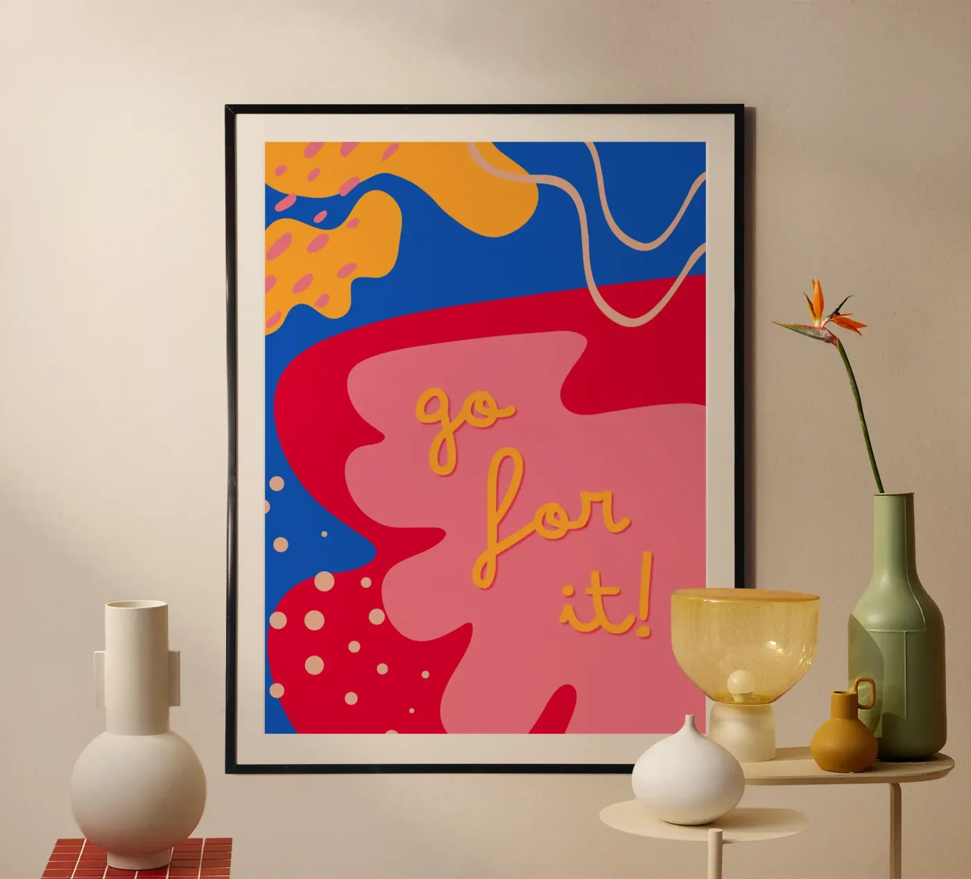 Go for it! poster da Bold Pop Studio
