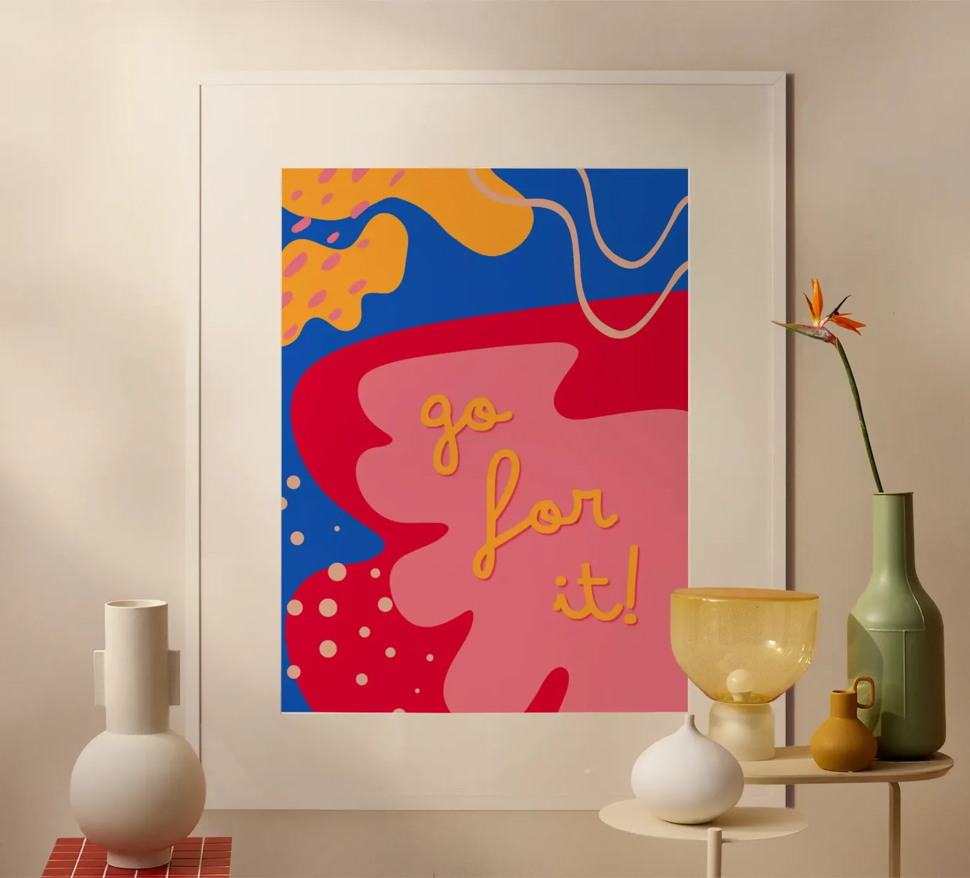 Go for it! poster da Bold Pop Studio