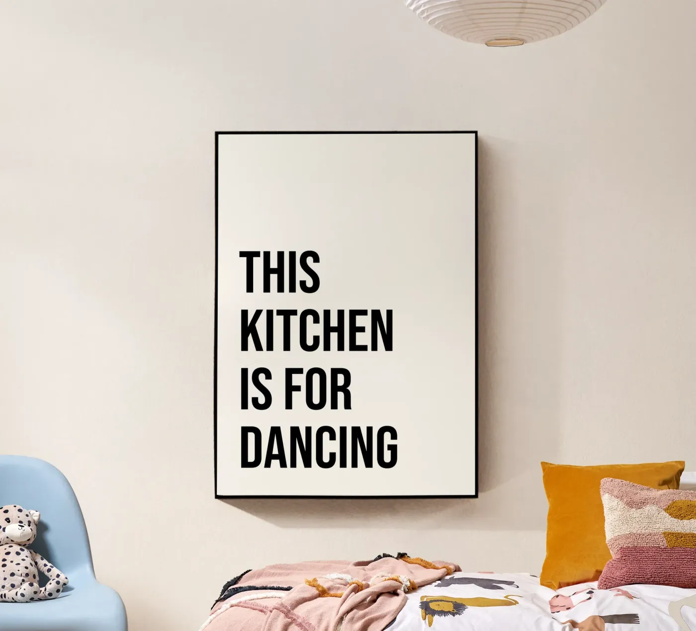 Questa cucina è per ballare plexiglass da Paigaam Studio