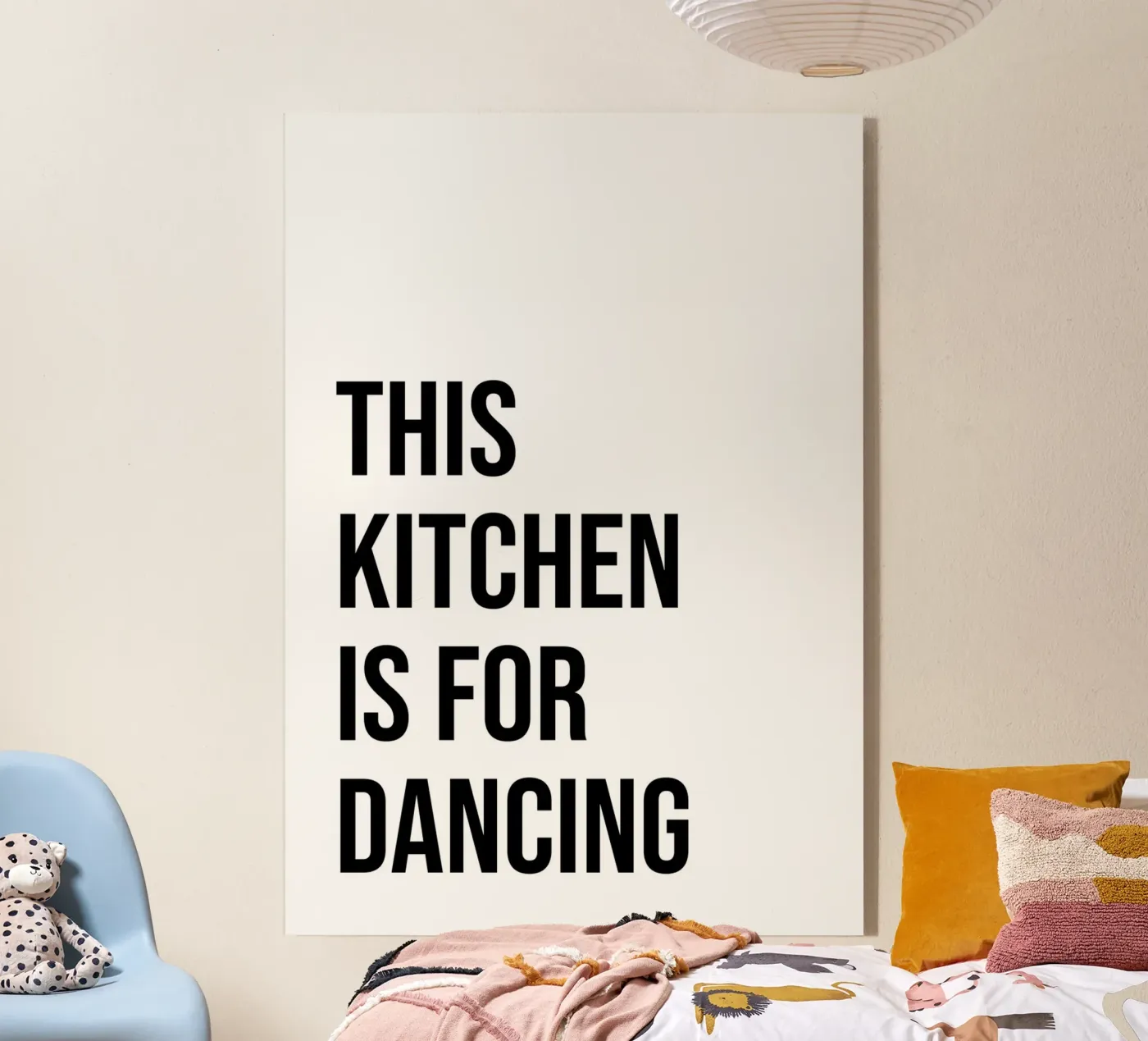 Questa cucina è per ballare plexiglass da Paigaam Studio