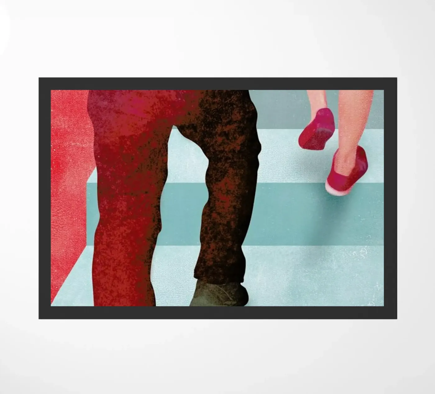 Giant Steps deurmat van Ellen Weinstein