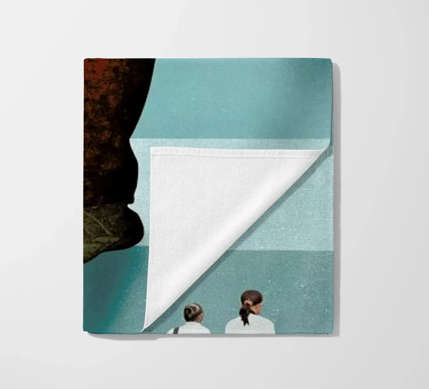 Giant Steps beach towel by Ellen Weinstein