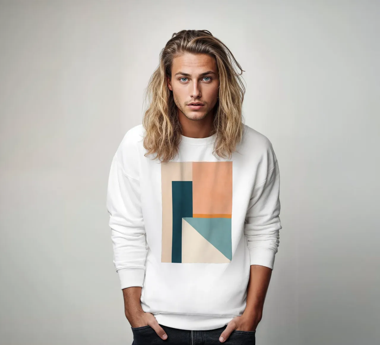 Minimal Abstract 17a Sweatshirt von Gaite